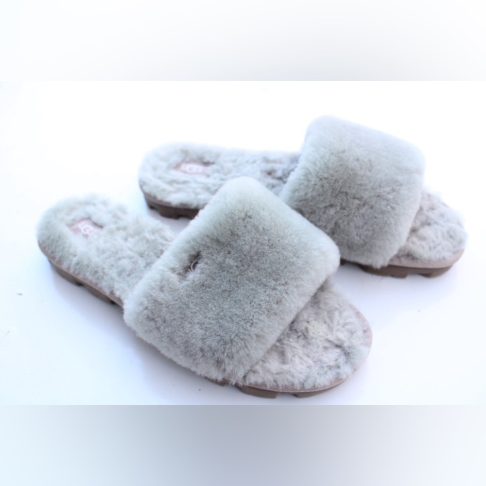UGG Cozette genuine shearling slide slippers